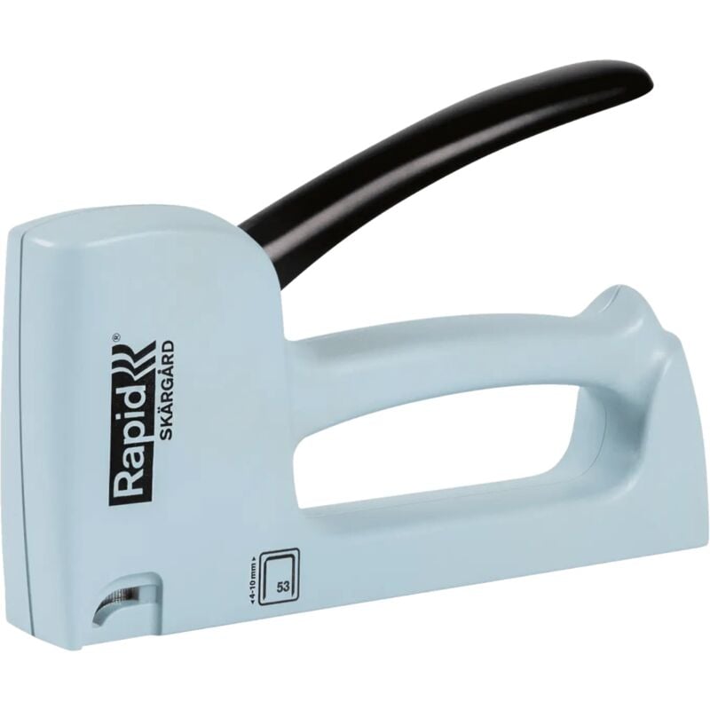 Rapid - R53 Spirit of Sweden - Agrafeuse manuelle éco-responsable pour loisirs et travaux domestiques pour agrafes 53/4-10mm - Skargard (Bleu