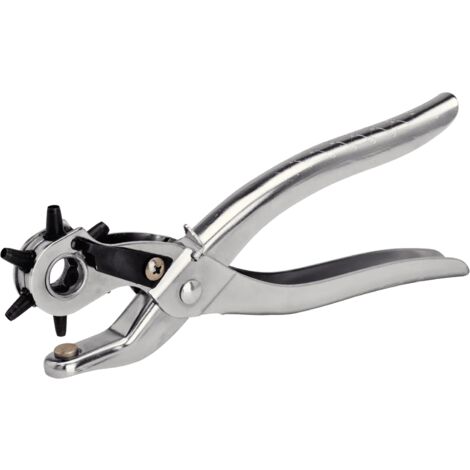 RAPID - RP03 - Pince poinçons pour trous de Ø2,5 jusqu'à Ø4,5mm, pour le cuir, tête pivotante - Blister - (5000408)