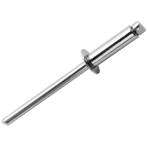 RAPID Stainless Steel Rivets 4 x 12 mm Grip 6-9 mm Blister Pack of 50