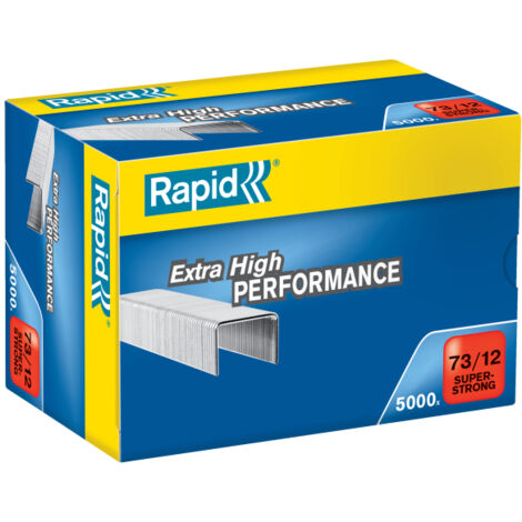 Rapid Super Strong 73 12 mm Heftklammern Silber Pack 5000