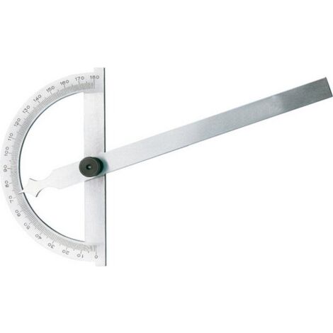 Rapporteur d'angle, Arc gradué : 150 mm, Long. des branches 200 mm