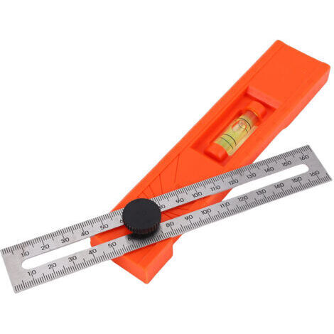 Rapporteur de marquage réglable, règle multi-angles, outil de mesure de profondeur pliable, niveau à bulle pour le travail du bois, positionnement précis