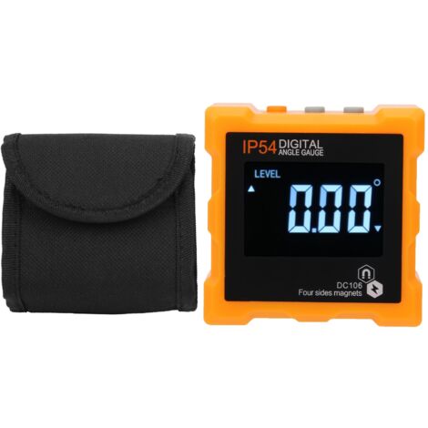 Rapporteur Digital LCD Inclinomètre IP54 avec Magnétique pour Mesures Industrielles