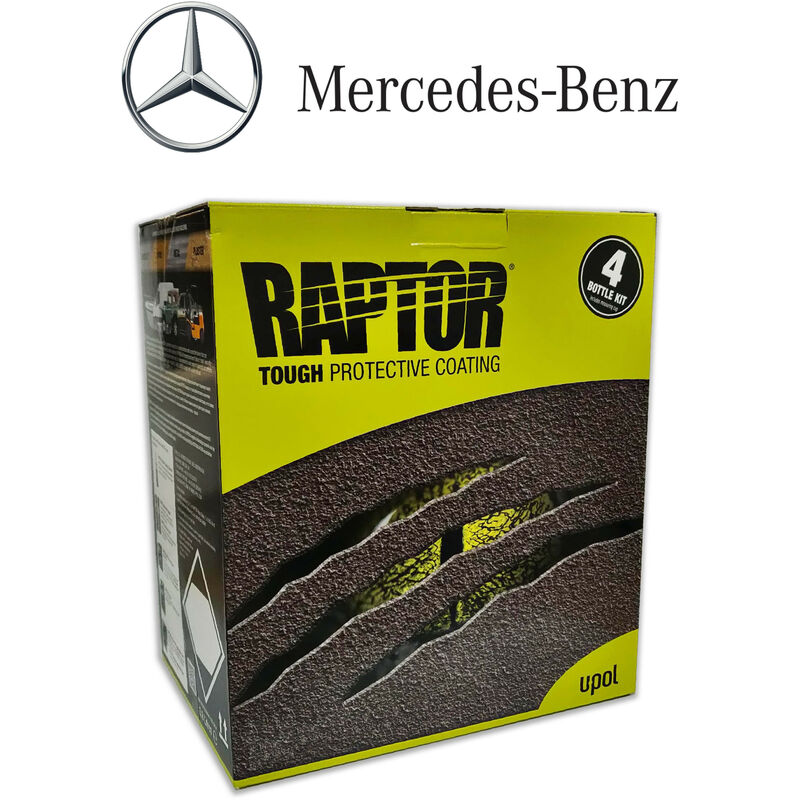 

Raptor Super Resistente 2K Kit Mercedes 4 Lt | 373/5373 Atlantisblau - 373/5373 Atlantisblau