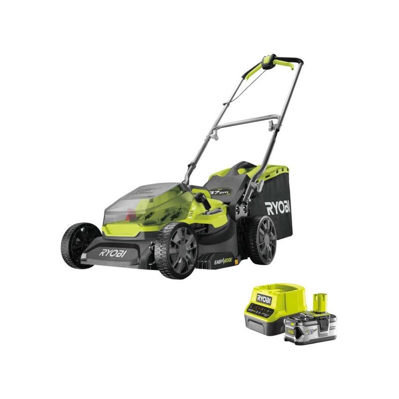 Tosaerba a spinta Ryobi 18V OnePlus - 1 batteria 4.0Ah - 1 caricatore - RY18LM37A-140