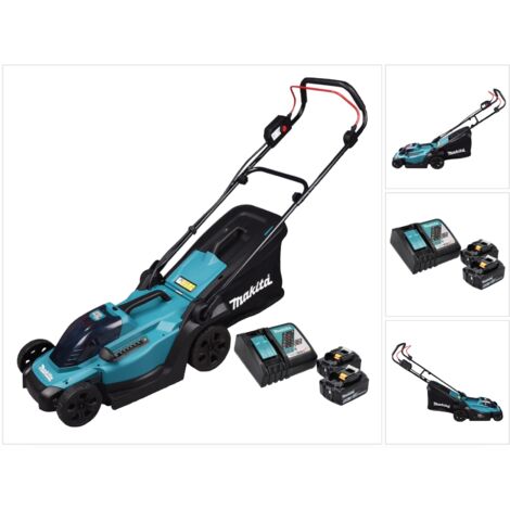 RASAERBA MAKITA 18Vx2 (4 SLOT) 53 CM BL SEMOVENTE-ALLUMINIO