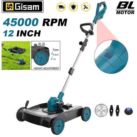 Rasaerba elettrico a batteria, 45.000 giri/min, compatibile con batterie Makita da 18 V (batterie e caricabatterie non inclusi)