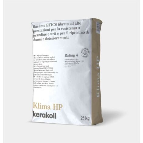 Rasante etics klima hp 25 kg kerakoll per pannelli isolanti