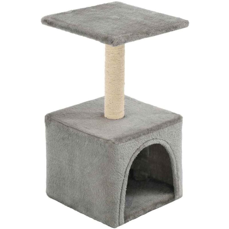 

vidaXL Rascador para Gatos con Poste de Sisal 55 cm Gris - Gris