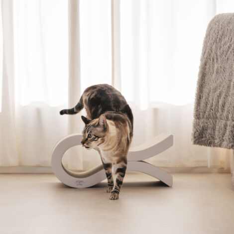 Rascador para gatos ondulado