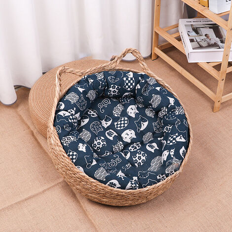 Rascador Universal de ratán para gatos, para las cuatro estaciones, extraíble y lavable, suministros de invierno para conejos,2-2,35cm