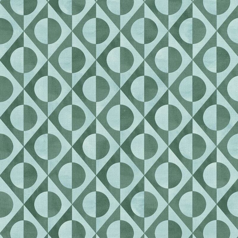 Club Modern Geometric Wallpaper Duck Egg Green Modern Paste The Wall - Rasch