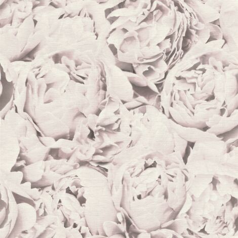 Rasch Freundin Blush Pink Rose Wallpaper Floral Textured Paste The Wall Vinyl