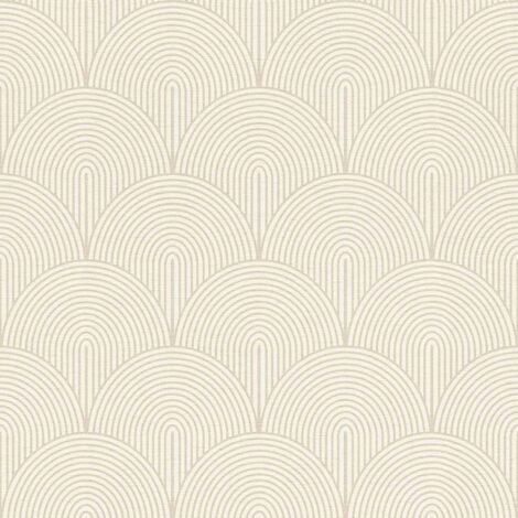 Rasch Rhapsody 689716 Vliestapete Muster & Motive 10.05 x 0.53 m Beige Wohnzimmer Flur Büro Küche Wohnräume
