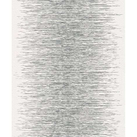 Rasch Vliestapete 413809 Selection grafisch silber 10,05 x 0,53 m Tapeten
