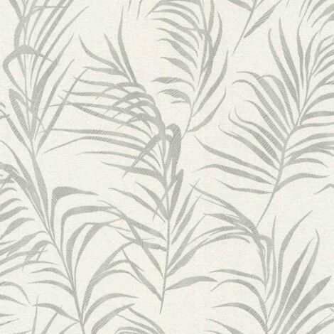 Rasch Vliestapete 560855 Barbara Home III, Blätter beige grün, 10,05 x 0,53 m Wandtapete