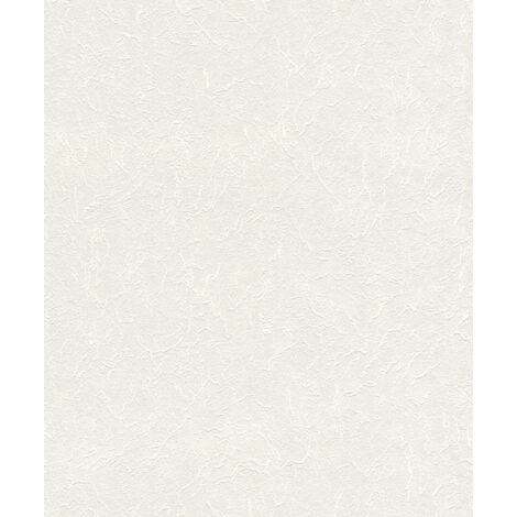 Rasch Vliestapete 816846 Wallton überstreichbares uni weiß 10,05 x 0,53 m Vliestapeten