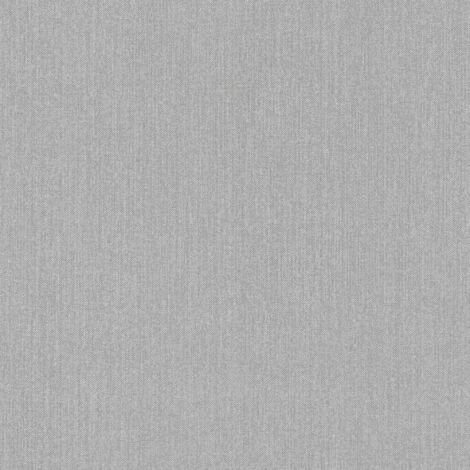 Rasch  Wall Textures V  545432  Vliestapete  Uni  10.05 x 0.53 m  Grau  Silber  Wohnzimmer  Flur  Büro  Küche  Wohnräume