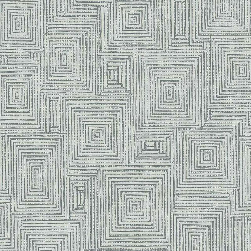 Grey Geometric Wallpaper Rasch Silver Square Metallic Textured Embossed Vinyl