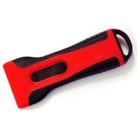 Raschietto Abs Con Grip Lama Retrattile +4Lame Set 5 Pezzi - Oreca New