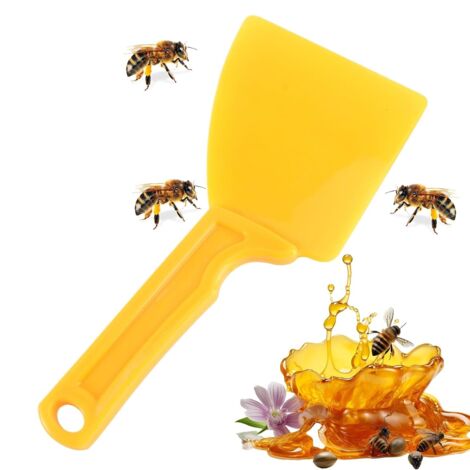 Raschietto per disopercolare miele di alveare  Raschietto per apicoltura - Pala riutilizzabile resistente per l'estrazione dell'alveare, miele, fattoria, cucina, panetteria