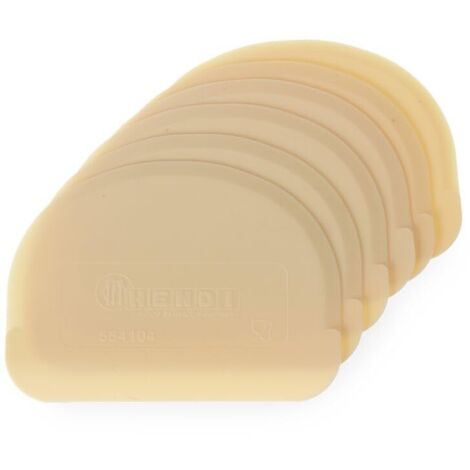 Raschietto semicircolare per porzionare l'impasto SET 6 pezzi - Hendi 554166