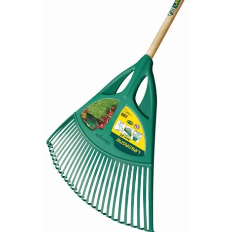 Rasenbesen XL LEBORGNE 27 Zähne Holzstiel PEFC-zertifiziert - 369711