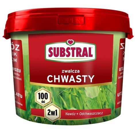 Rasendünger + Unkrautvernichter 5 kg SUBSTRAL, Wirkungsdauer 100 Tage