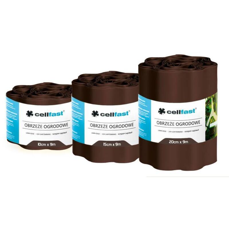 Cellfast Name Garteneinfassung 20x9m Braun - Langlebig Und Flexibel