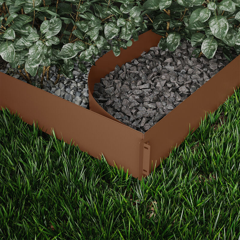 Vicco Rasenkante , Braun, 100 X 14 Cm 45 Meter, Serina