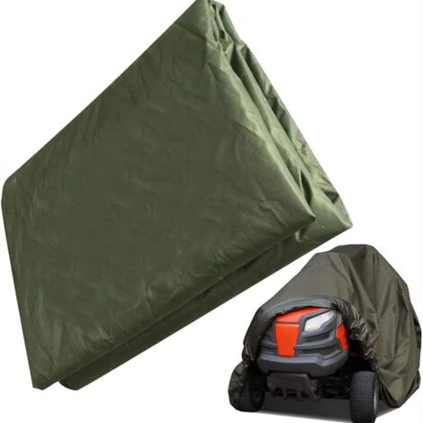 Rasenmäher-Abdeckung, wasserdicht, UV-beständig, Oxford-Gewebe, zum Fahren mit Gartentraktoren, 140 x 66 x 91 cm (grün)