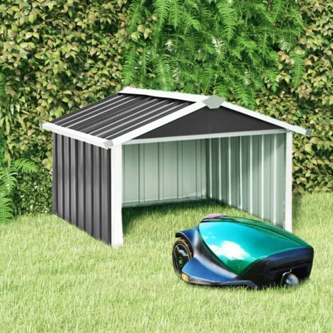 Rasenmäher Garage 92x97x63 cm Verzinkter Stahl Anthrazit CFW877960