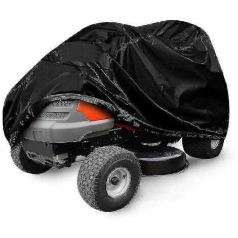 Rasenmäherabdeckung, Traktorabdeckung, passend bis 137 cm (54 Zoll), strapazierfähiges Polyester