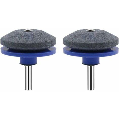 Rasenmähermesserschärfer – 50 mm – Für elektrische Handbohrmaschinen – Zum Schleifen und Abziehen – 2 Stück