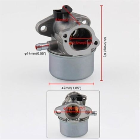 Rasenmähervergaser für Briggs & Stratton Motoren 799868, 498254, 497347, 497314, 498170. Erhältlich in den Leistungsstufen 4 PS, 5 PS, 6 PS, 6,75 PS, 6,5 PS und 7 PS.