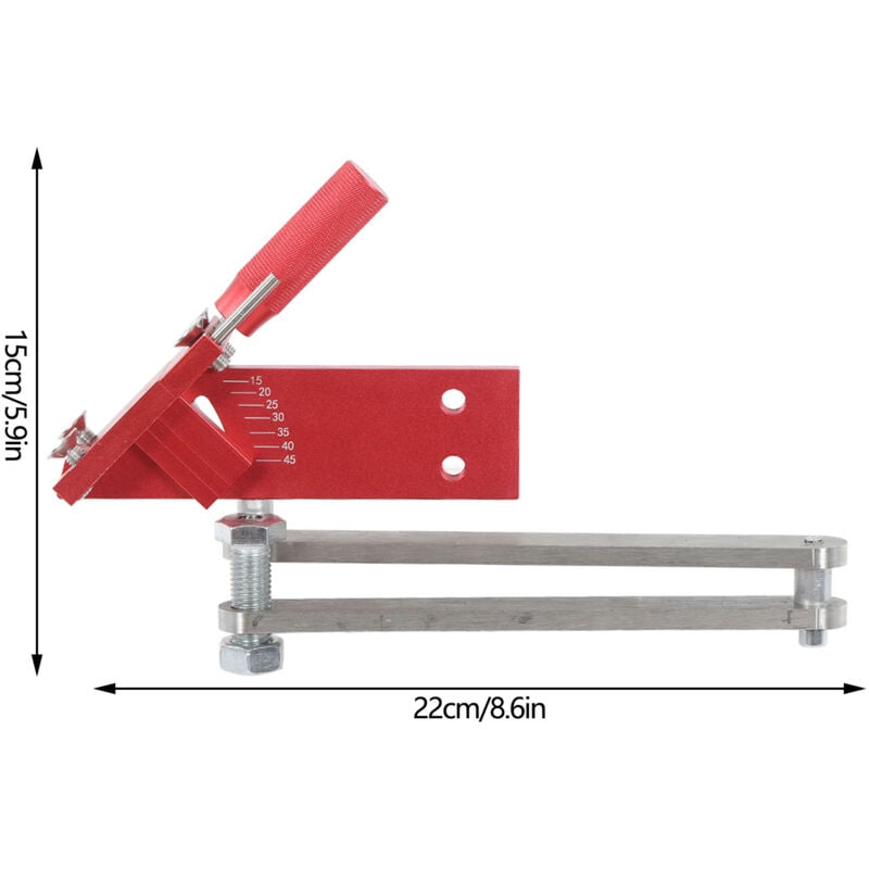 Image of Kkmoon - Rasenmäher Blätter Spitzer 15 bis 45 Grad einstellbar für Standard -Rasenmäher