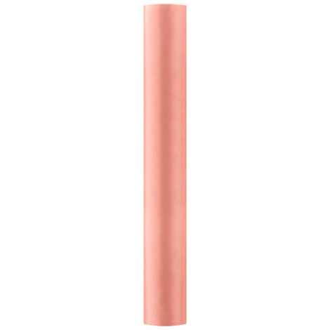 Raso liscio, corallo, 0,36 x 9 m (1 pz. / 9 m)