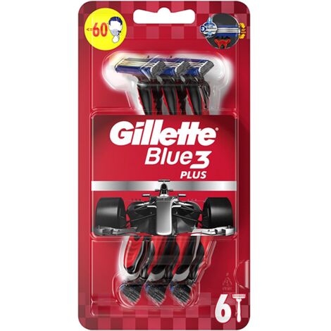 Rasoi Gillette Blue 3 Plus 6 pezzi