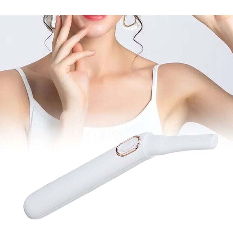 Image of Rasoio bikini a secco, rifinitura angolata sicura, rifinitore bikini elettrico portatile con luce led per donne