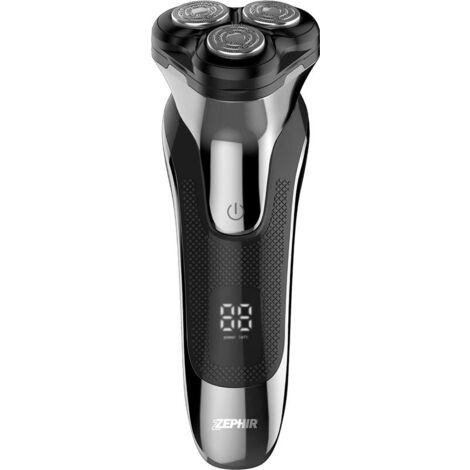 RASOIO ELETTRICO A TESTINE ROTANTI WET & DRY 5V WATERPROOF IPX6