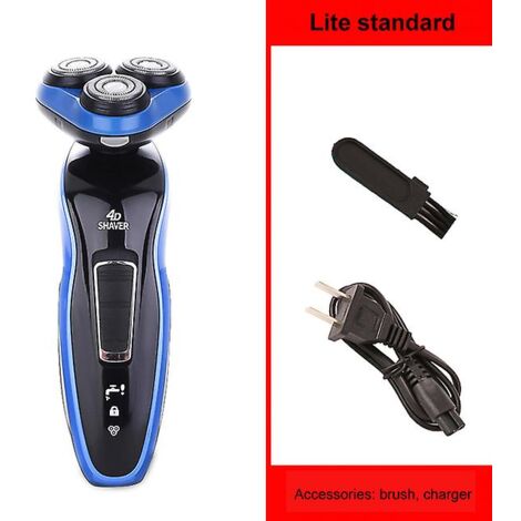 Rasoio elettrico da uomo 4 in 1, rasoio facciale ricaricabile