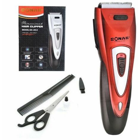 RASOIO ELETTRICO REGOLA BARBA TAGLIA CAPELLI BATTERIA RICARICABILE SN-2013