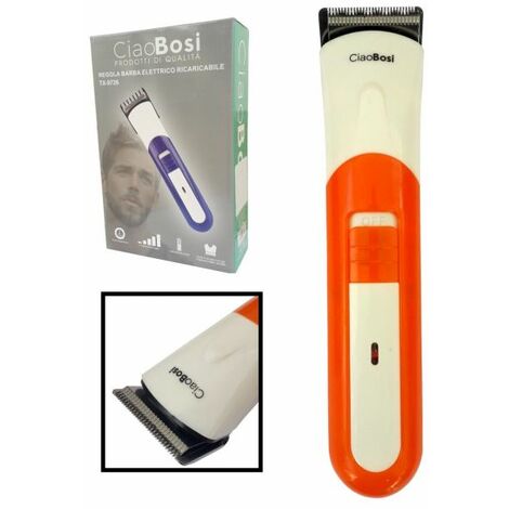 Rasoio taglia capelli elettrico regola barba batteria ricaricabile TX-9726