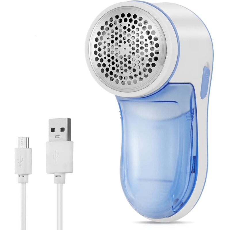 Rasoir anti-peluches électrique avec lames de rechange - Idéal pour un usage quotidien, son design ergonomique assure un confort optimal...