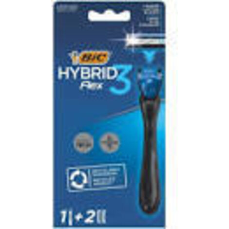 Rasoir BIC Hybrid 3 + 2 lames - Rasage en douceur