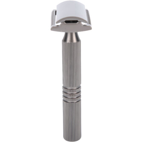 Rasoir de Barbier Professionnel Portable - Tondeuse à Barbe Rétro pour Hommes (Noir)