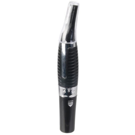 Rasoir de Précision "Multi-Embouts" 14cm Noir