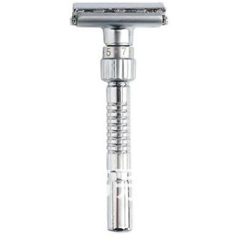 Rasoir de sécurité manuel à double tranchant pour homme, avec boîte.