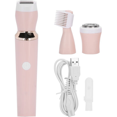 Rasoir Électrique Épilateur Multifonction Rechargeable USB Imperméable Portable