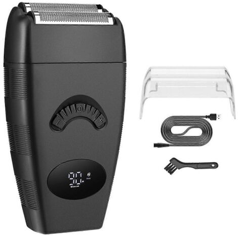 Rasoir électrique étanche rechargeable par USB pour cheveux et cheveux chauves ---